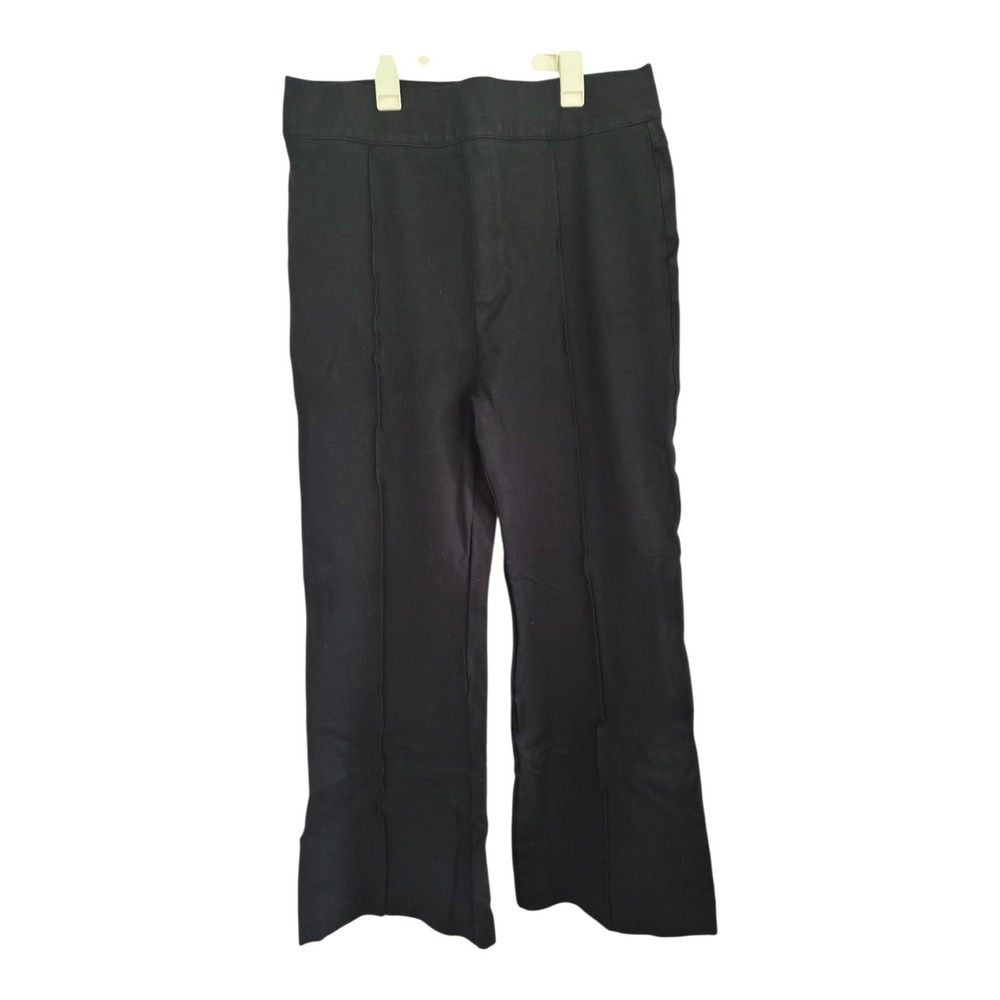 Spanx The Perfect Pant Point Hi-Rise Flare Womens Size 2XL Black Pull-On Stretch
